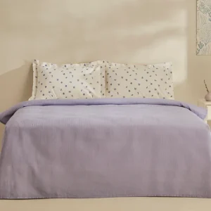 Karaca Home Joy Coastal 100% Baumwolle Doppelbettdecken-Set - Lila