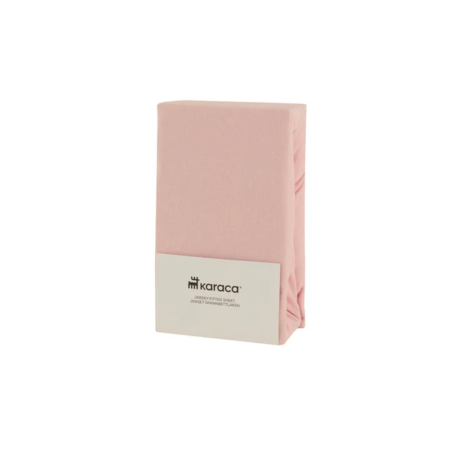 Karaca Home Jersey Spannbettlaken, 100x200+30cm, Staubrosa – Bild 3