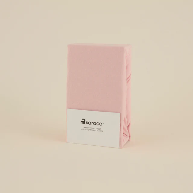 Karaca Home Jersey Spannbettlaken, 100x200+30cm, Staubrosa – Bild 2