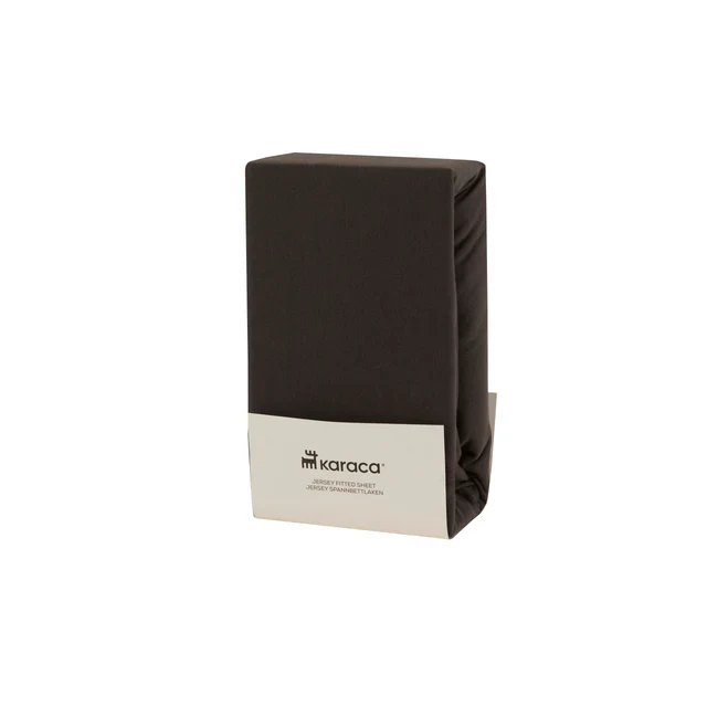 Karaca Home Jersey Spannbettlaken, 140x200+30 cm, Anthrazit – Bild 3