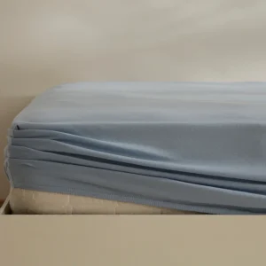 Karaca Home Jersey Spannbettlaken, 120x200+30cm, Blau