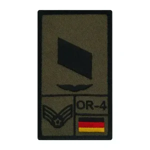Rank Patch Korporal Luftwaffe