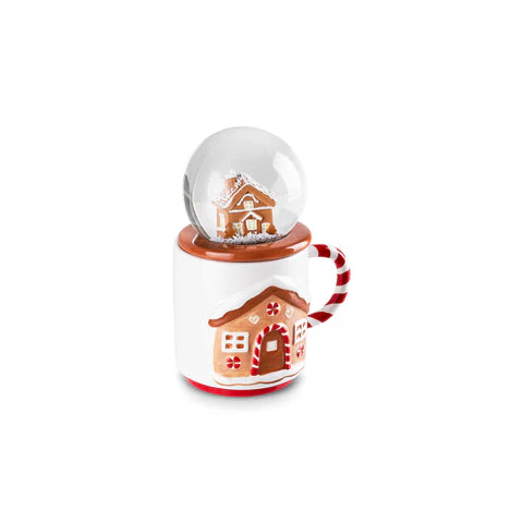 Karaca New Year Christmas House, Schneeballbecher, 390ML – Bild 2
