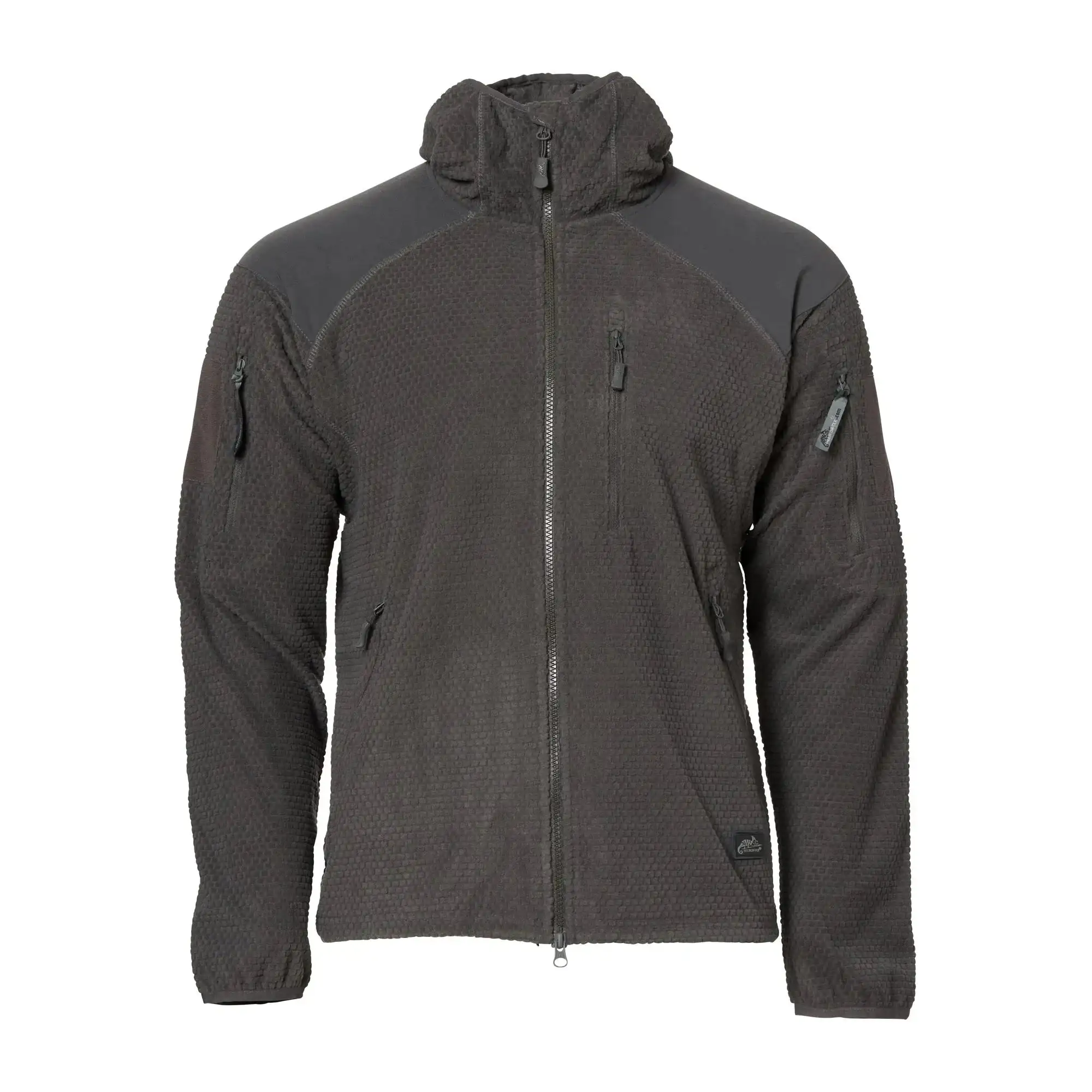 Jacke Alpha Hoodie Grid Fleece – Bild 6