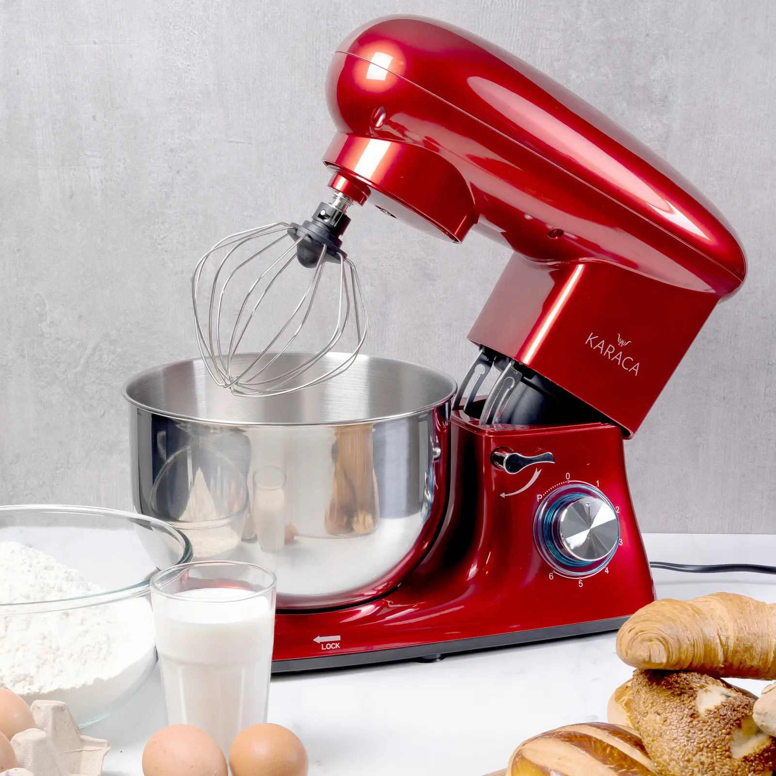 Karaca Multichef Standmixer Küchenchef in Redgold 1400W 5,5 Lt – Bild 3