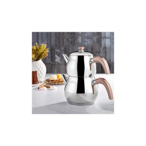 Karaca Layla Rose Turkish Teapot Set