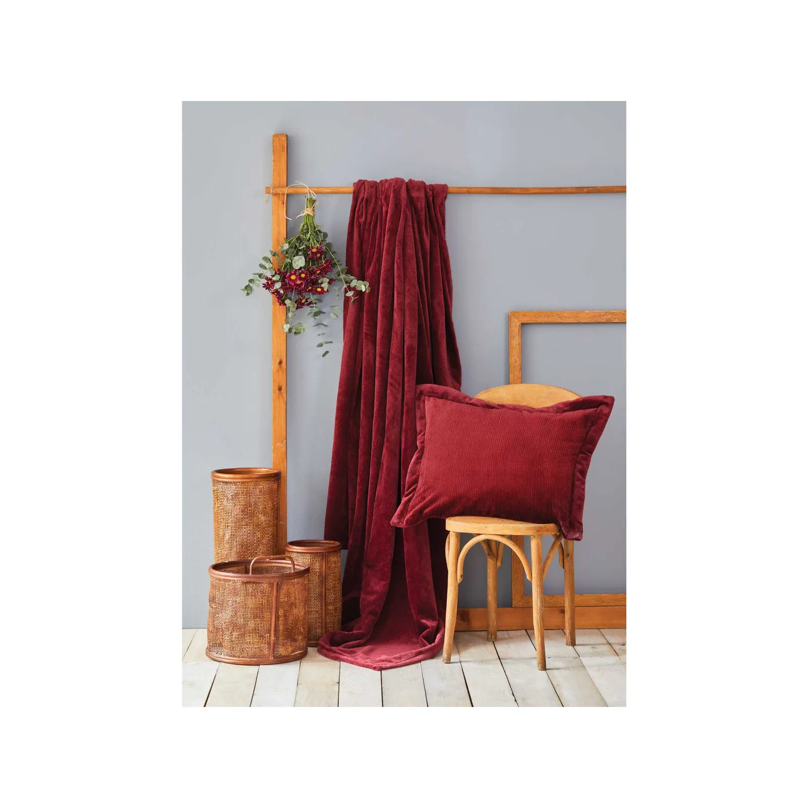 Karaca Home Gabriel Sarabi 2 Personen/Doppel weiches Tagesdecke/Bettbezug Set