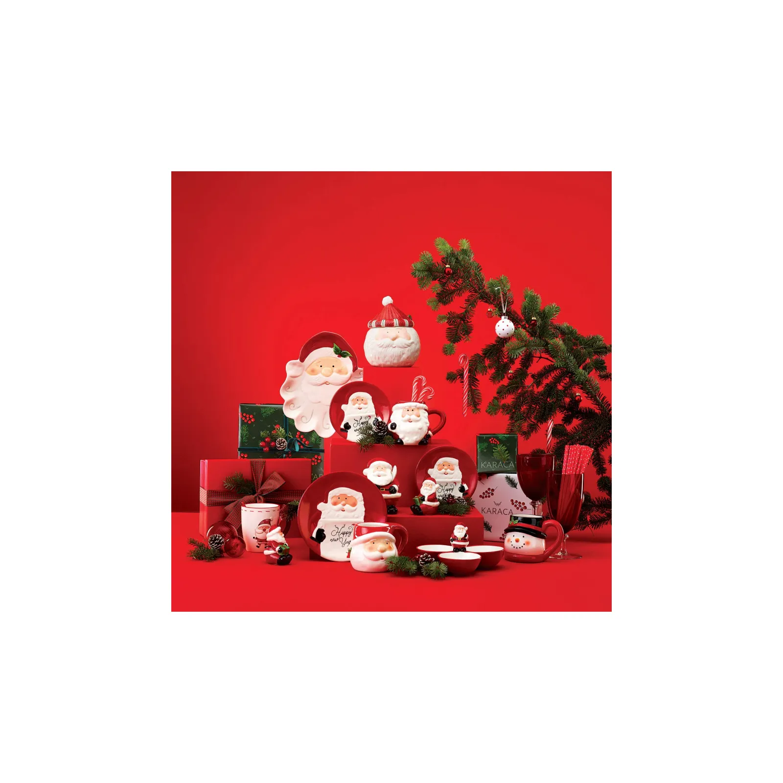 Karaca Happy New Year Tree Servierteller – Bild 3