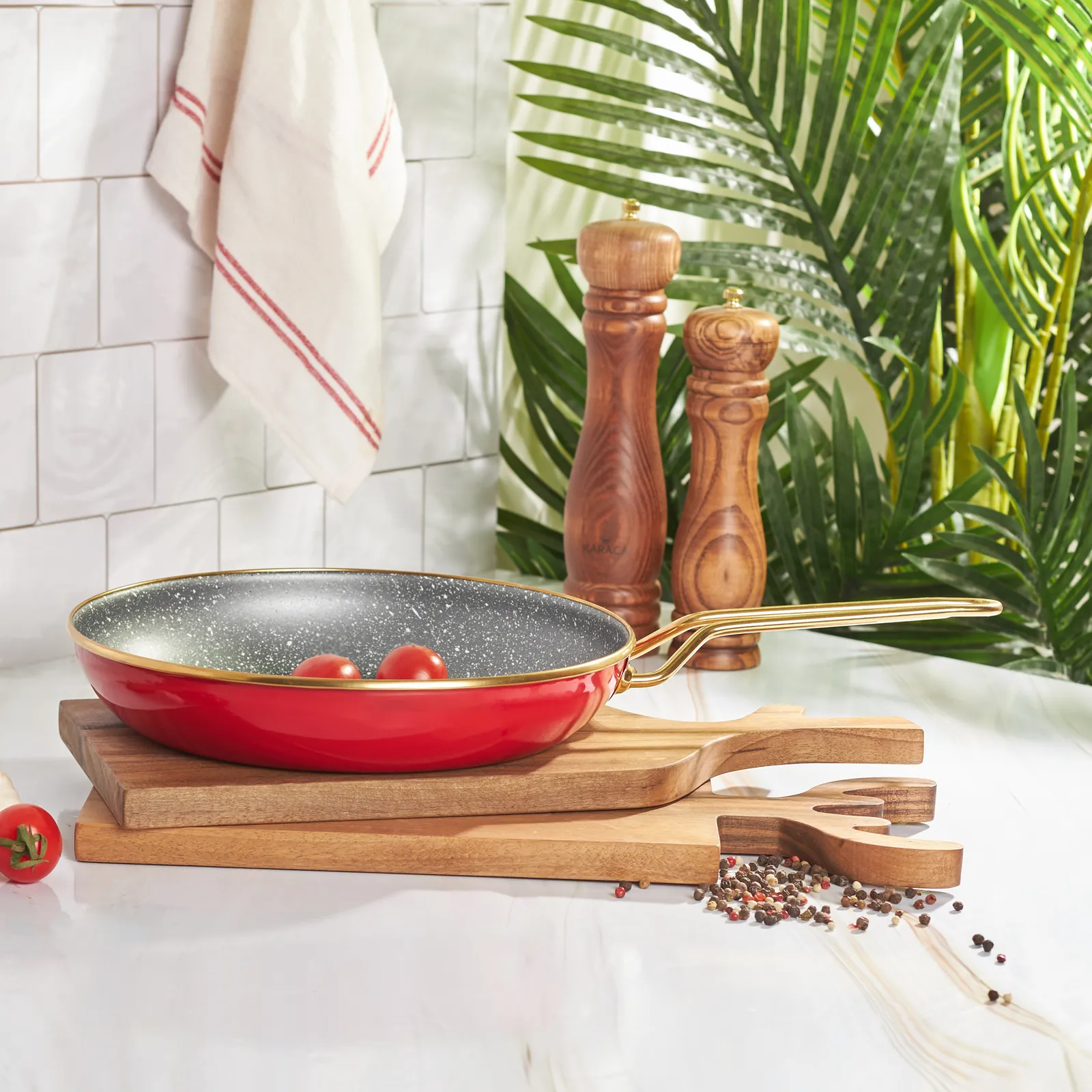 Karaca Troy Pfanne Rot 26 cm – Bild 3