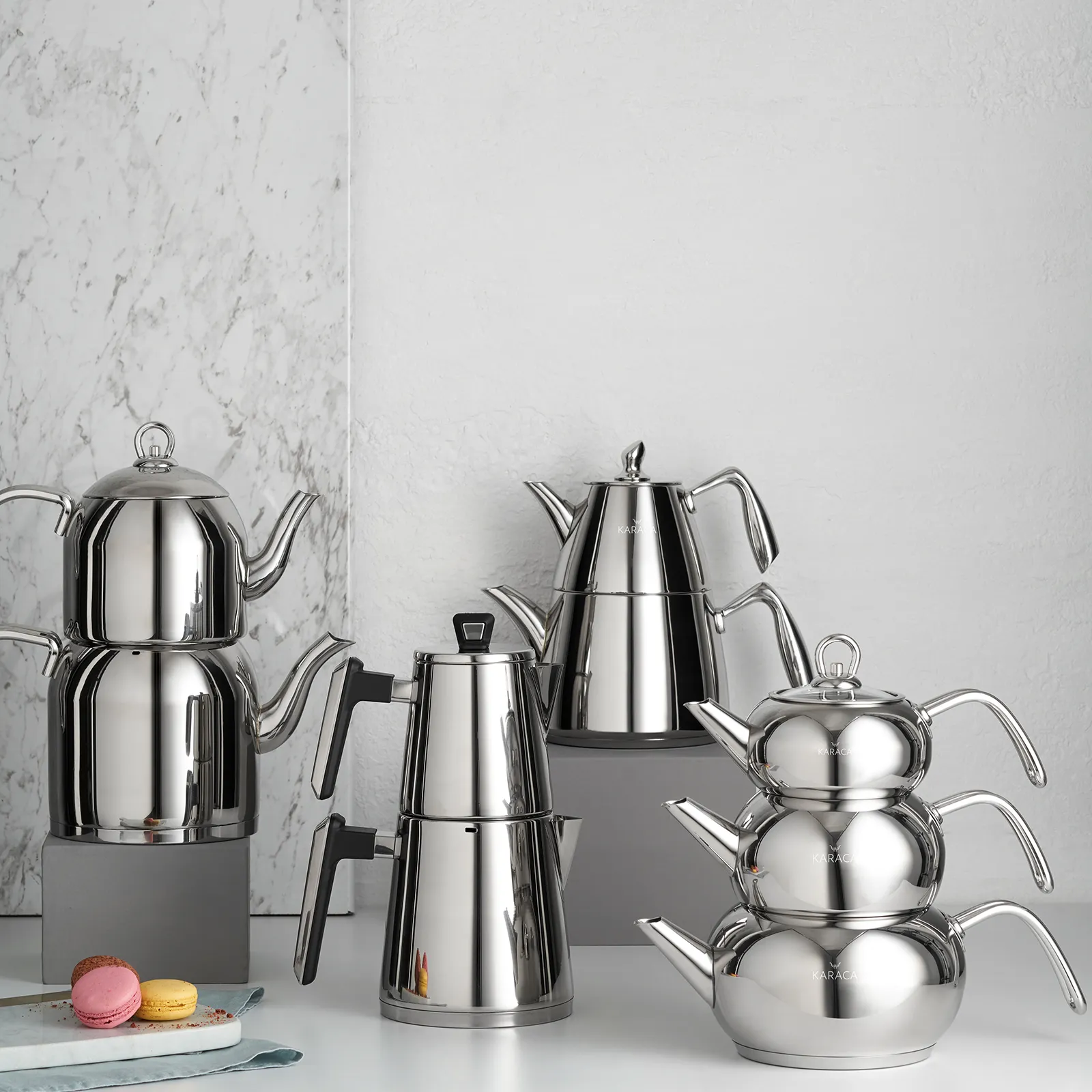 Karaca PowerSteel Pro 316+ Space Teekanne Medium – Bild 2