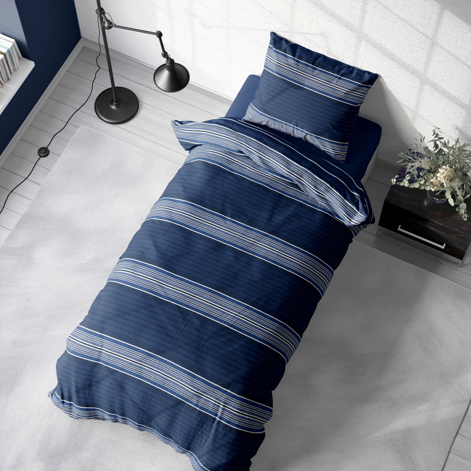 Nautica Home Moby Bettwäsche Set Satın 200X200 + 2X 80X80 – Bild 2