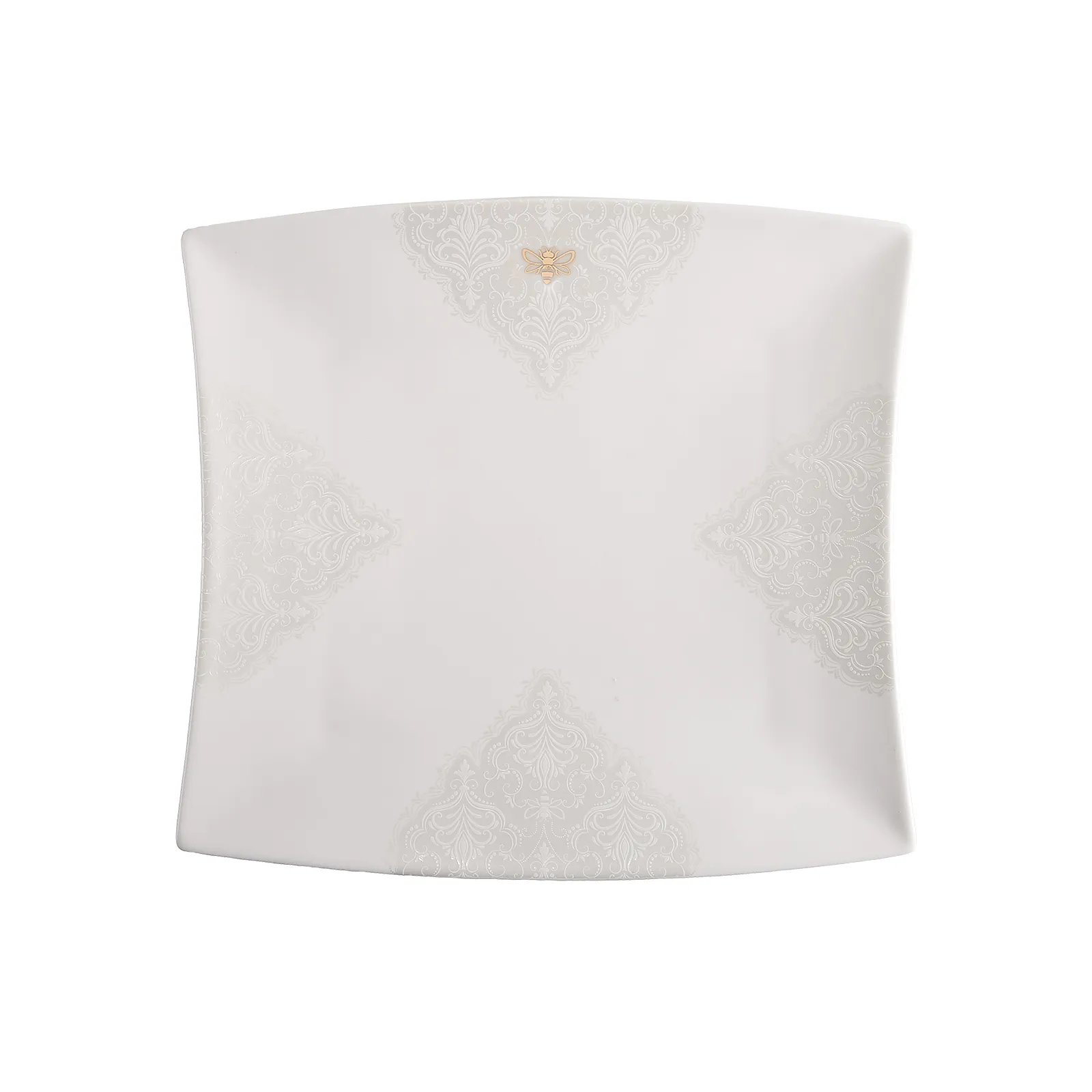 Karaca Royal Bee 32 teiliges Frühstücksset und Servierschalen Quadrat – Bild 2