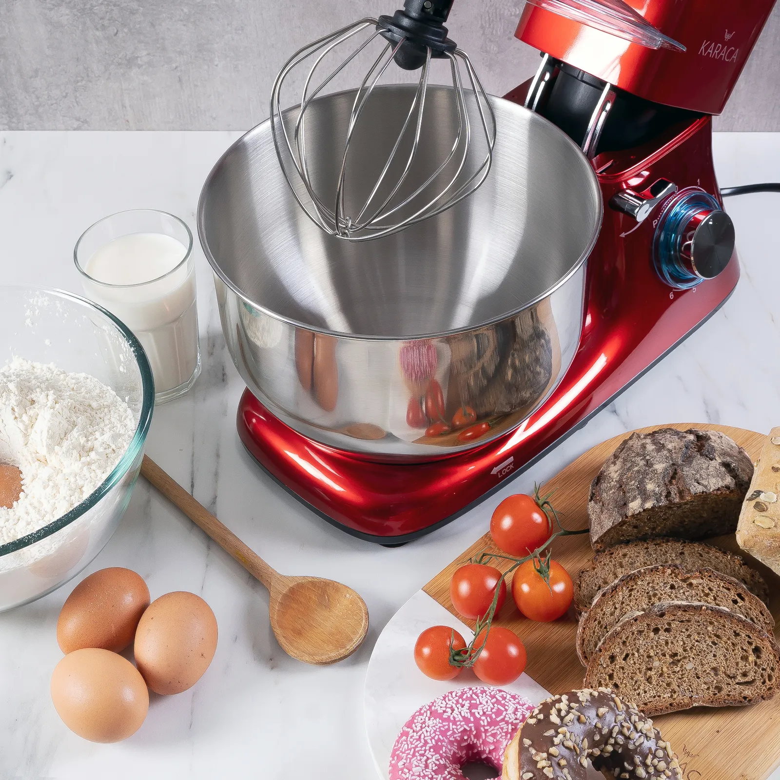 Karaca Multichef Standmixer Küchenchef in Redgold 1400W 5,5 Lt – Bild 6