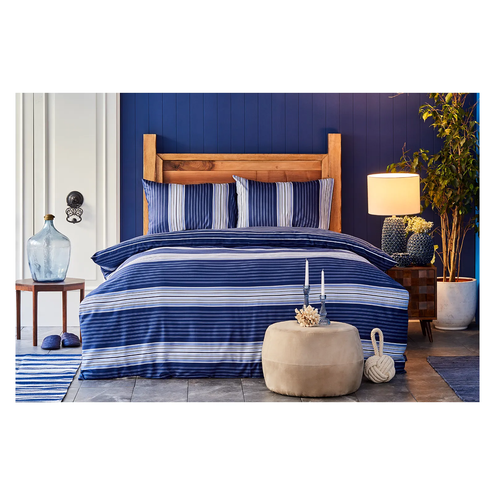 Nautica Home Moby Bettwäsche Set Satın 200X200 + 2X 80X80 – Bild 3