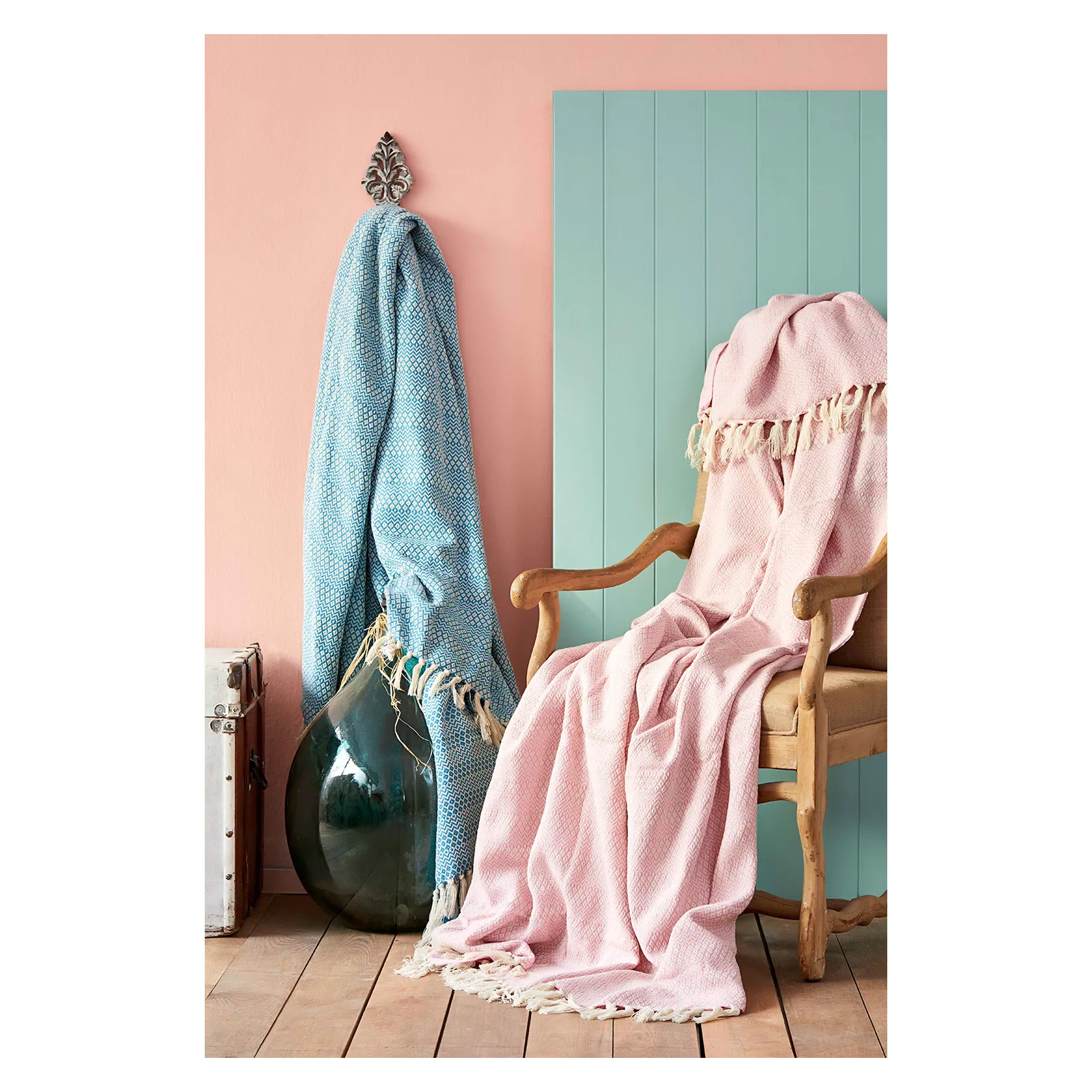 Karaca Home Levi Pikee für Doppelbett Puder – Bild 3