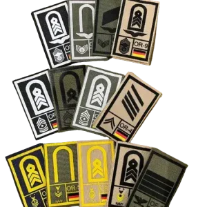 BW Rangabzeichen International bedruckt Luftwaffe Klett für KBS SK