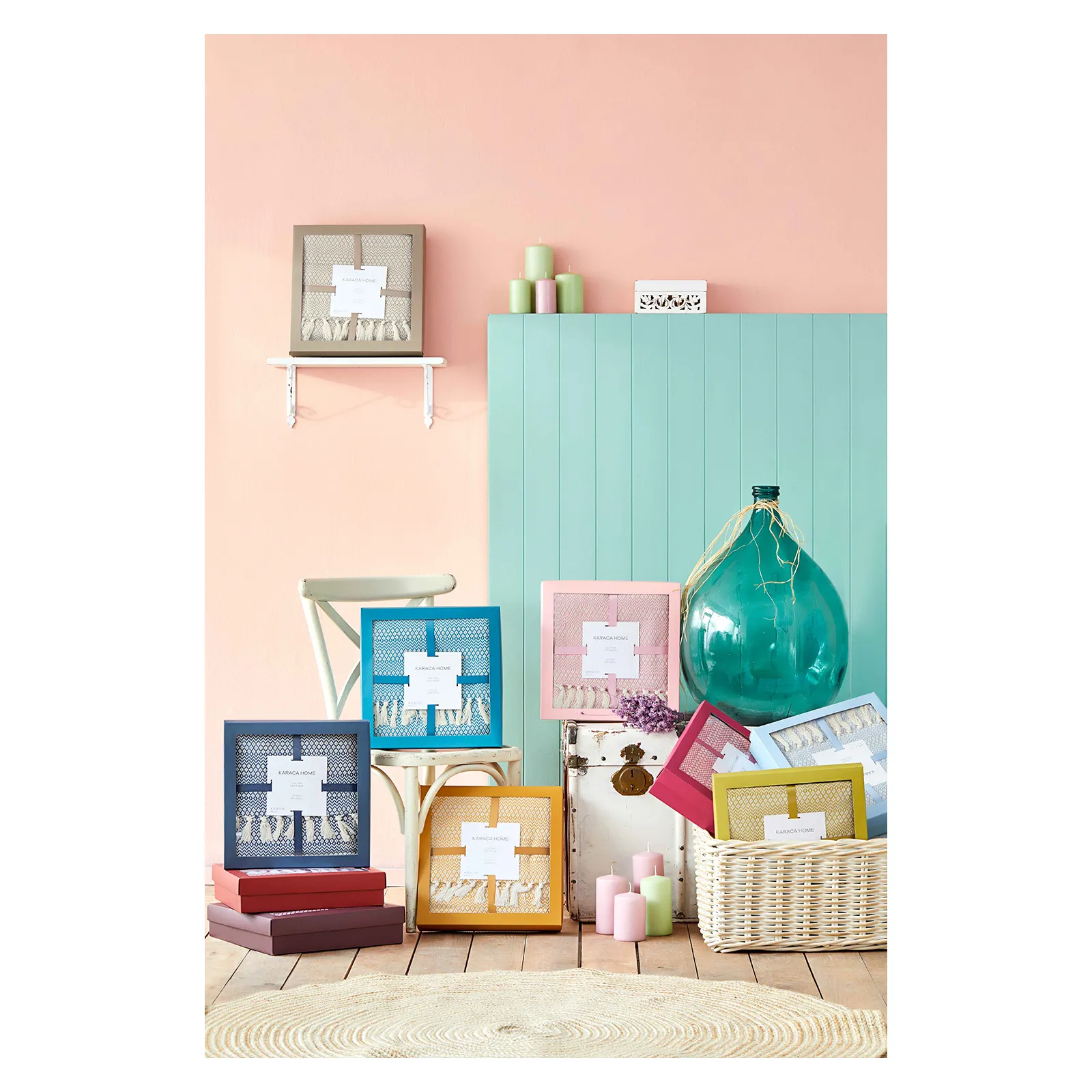 Karaca Home Levi Pikee für Doppelbett Puder – Bild 4