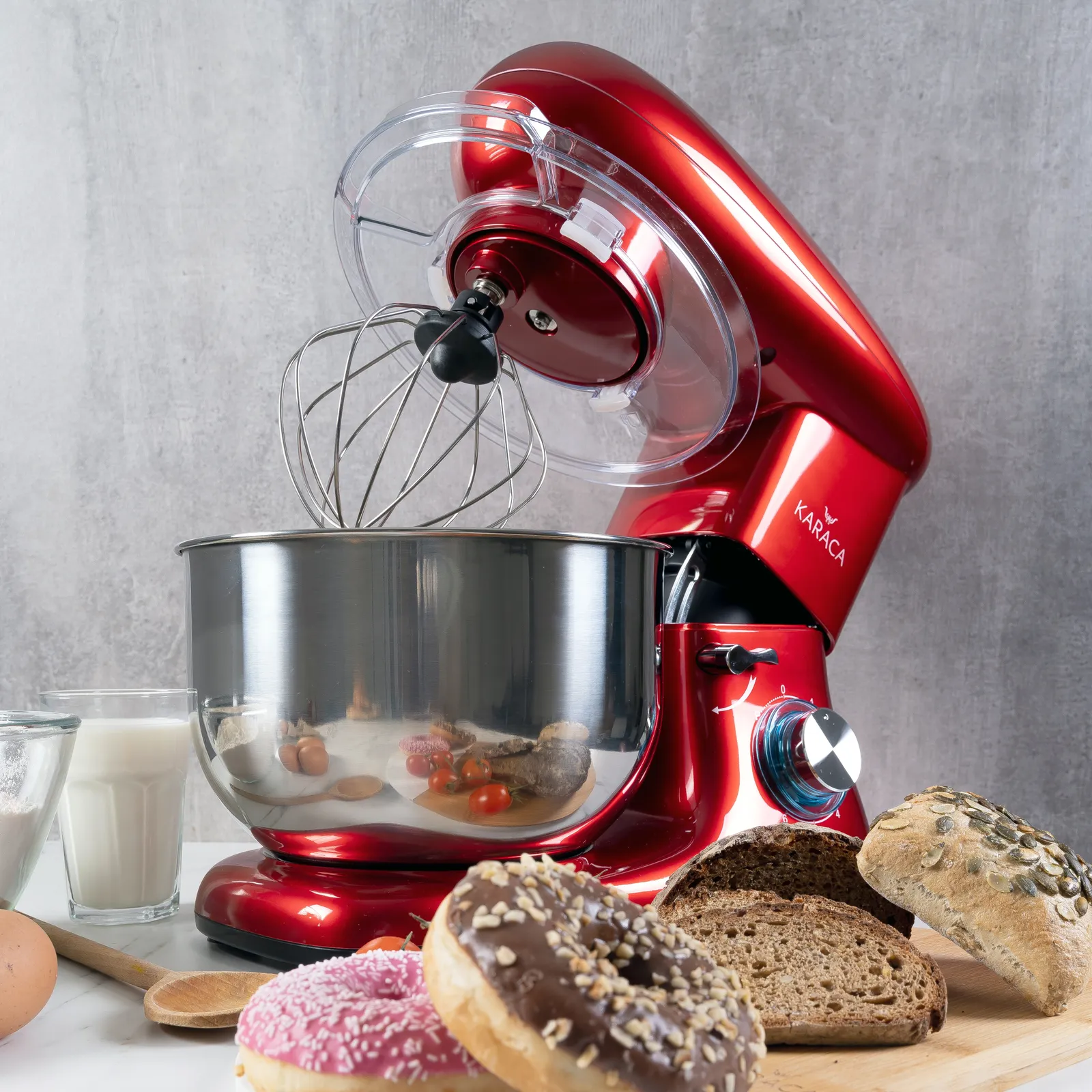 Karaca Multichef Standmixer Küchenchef in Redgold 1400W 5,5 Lt – Bild 4
