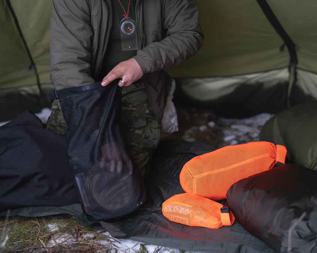 Savotta Rolltop Stuffsack Mesh 20L – Bild 5