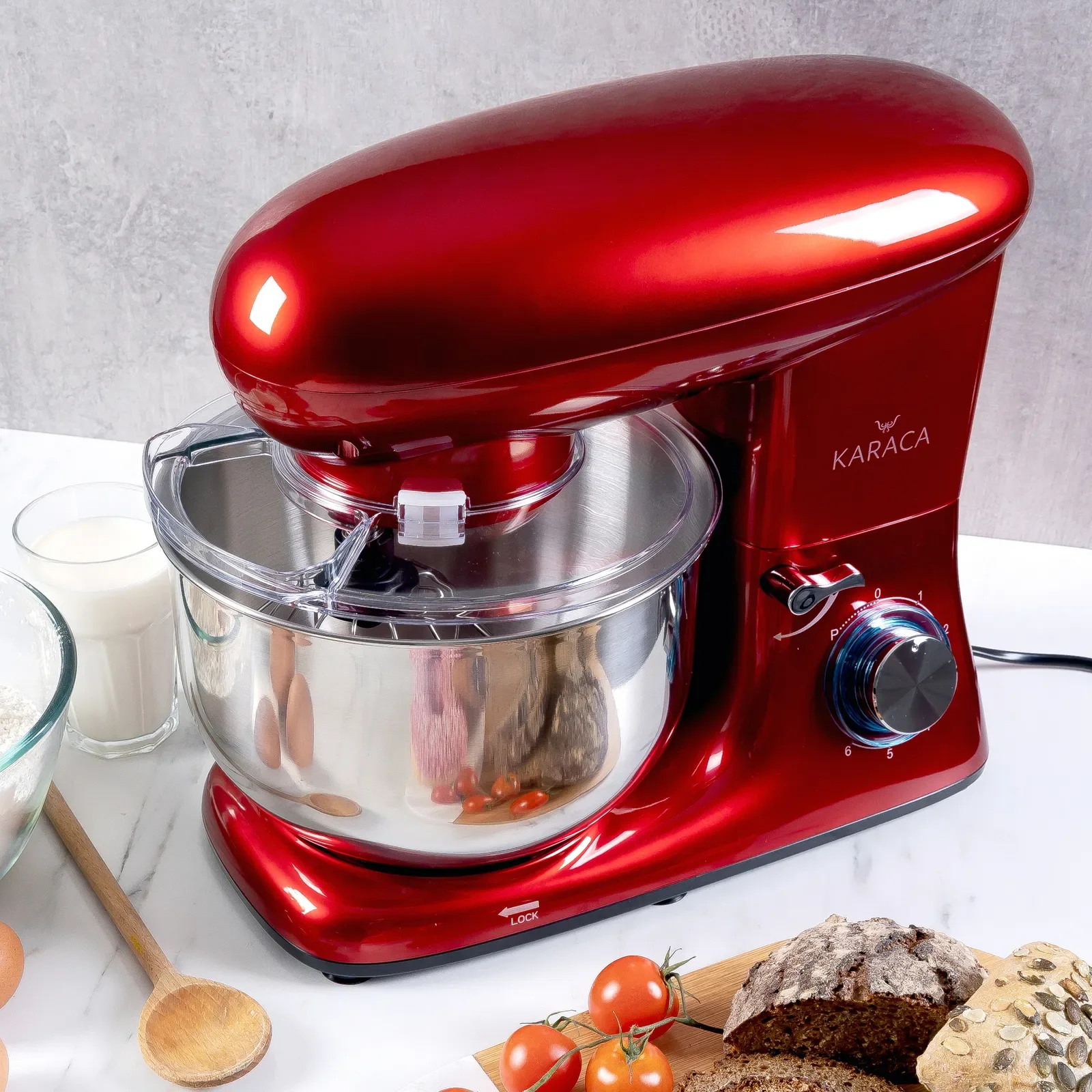 Karaca Multichef Standmixer Küchenchef in Redgold 1400W 5,5 Lt – Bild 5
