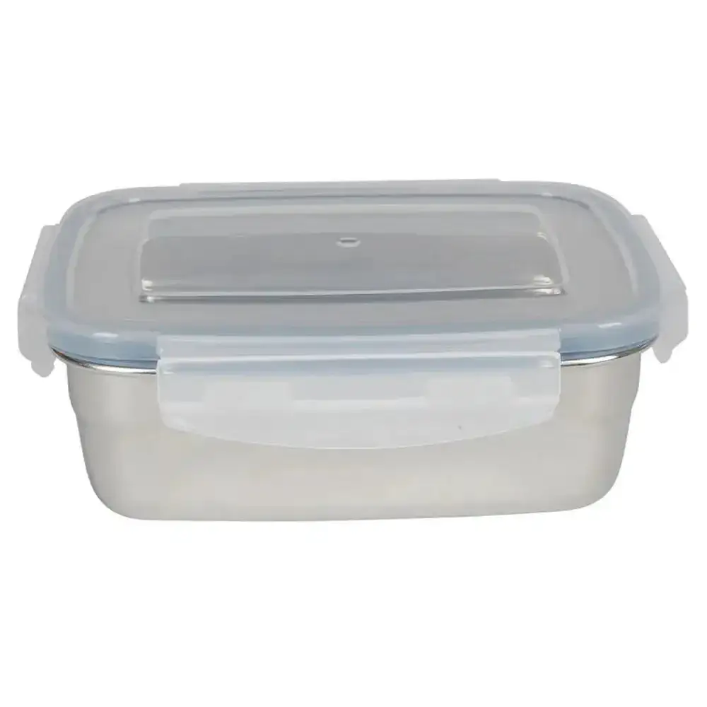 Lunchbox Edelstahl 1.8 L silberfarben