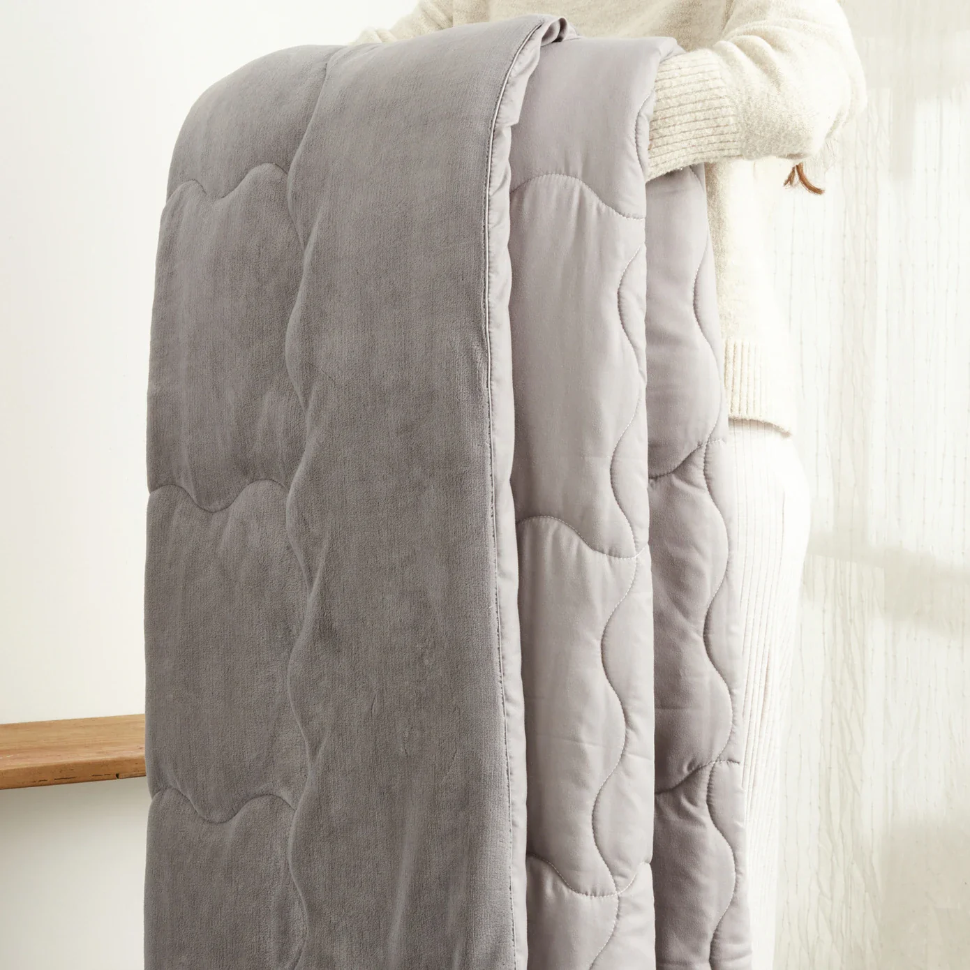 Karaca Home Doppelbett Viny Soft Dream Comfort Set Anthrazit – Bild 7