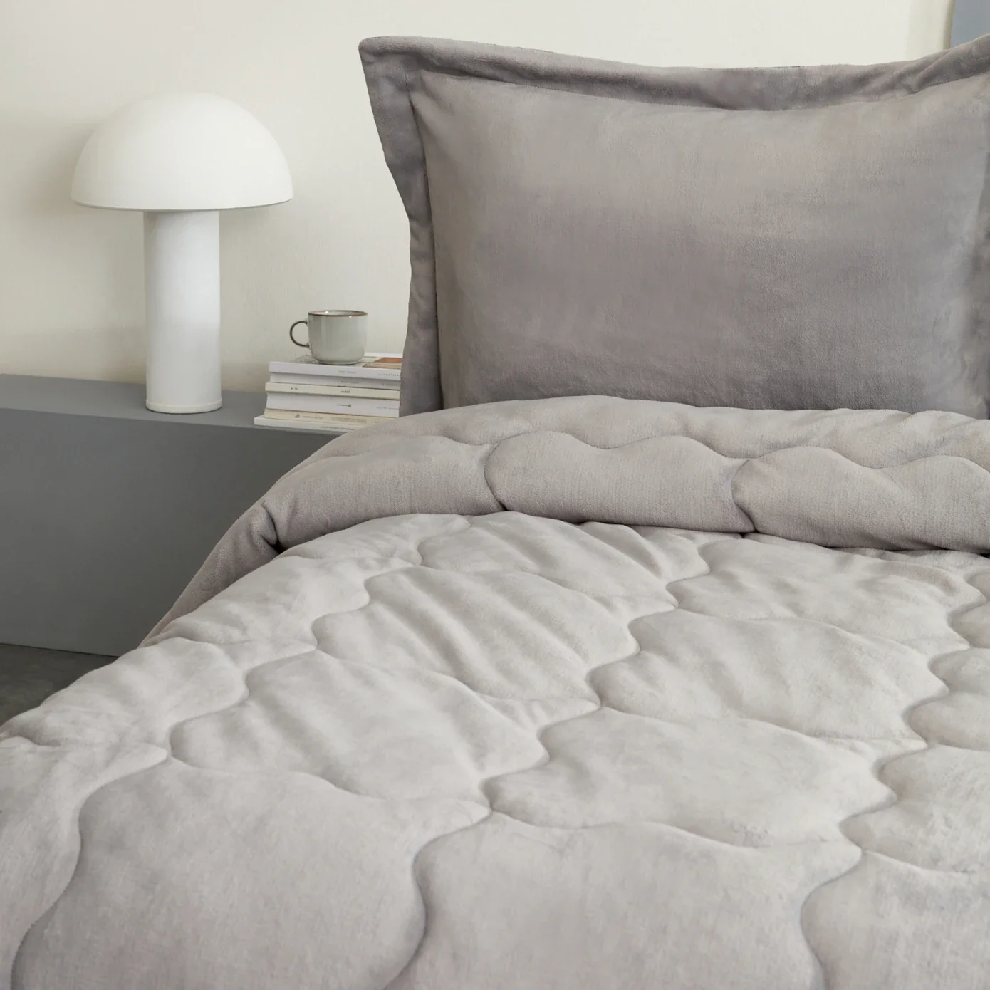 Karaca Home Doppelbett Viny Soft Dream Comfort Set Anthrazit – Bild 6