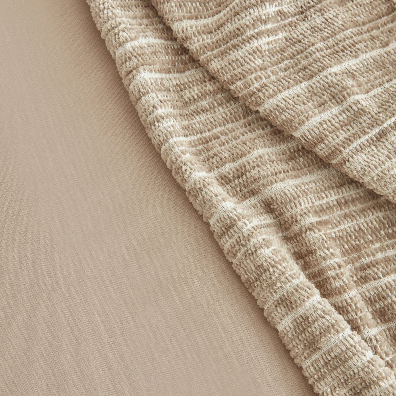 Karaca Home Weena doppelbett krep bettbezug jacquard steppdecken-set beige – Bild 5