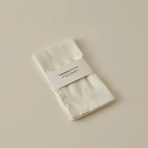 Karaca Home Belle Saum 2-teiliges Stoffserviette Ecru