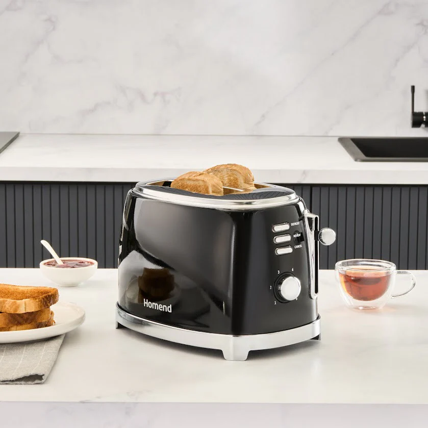 Homend Vintage Breadfast 1527H Toaster Schwarz – Bild 2