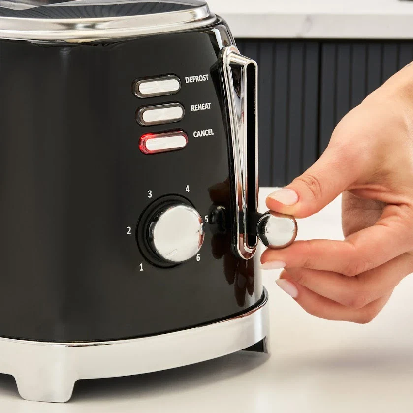 Homend Vintage Breadfast 1527H Toaster Schwarz – Bild 4