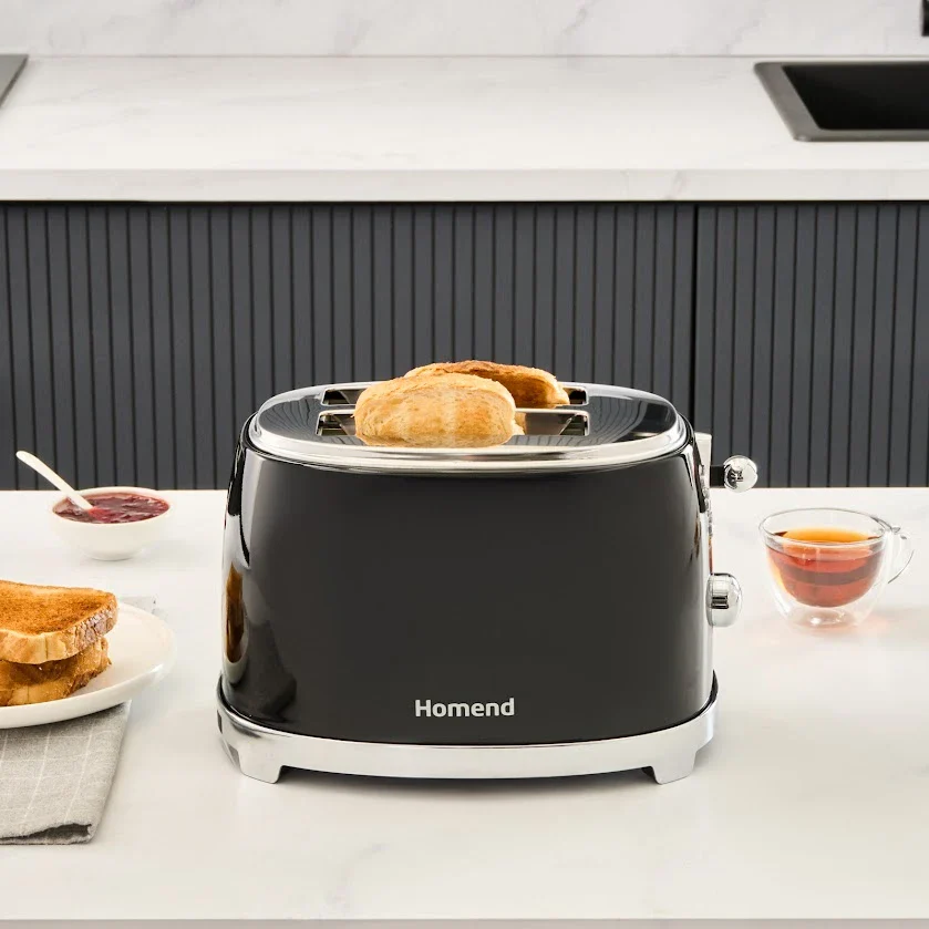 Homend Vintage Breadfast 1527H Toaster Schwarz