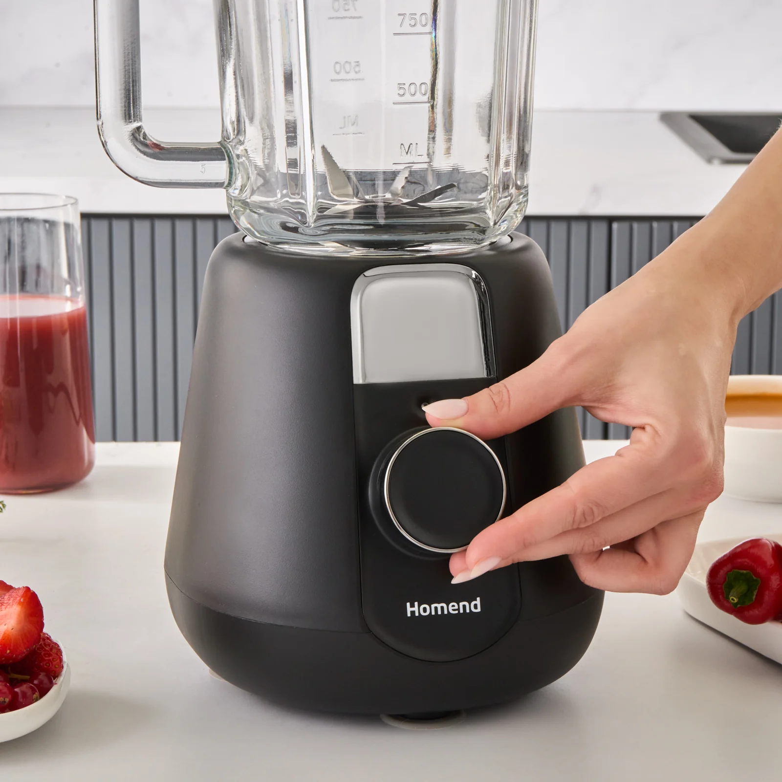 Homend Vintage Blendsetter 4927H, Stabmixer, Schwarz, 1000W – Bild 6