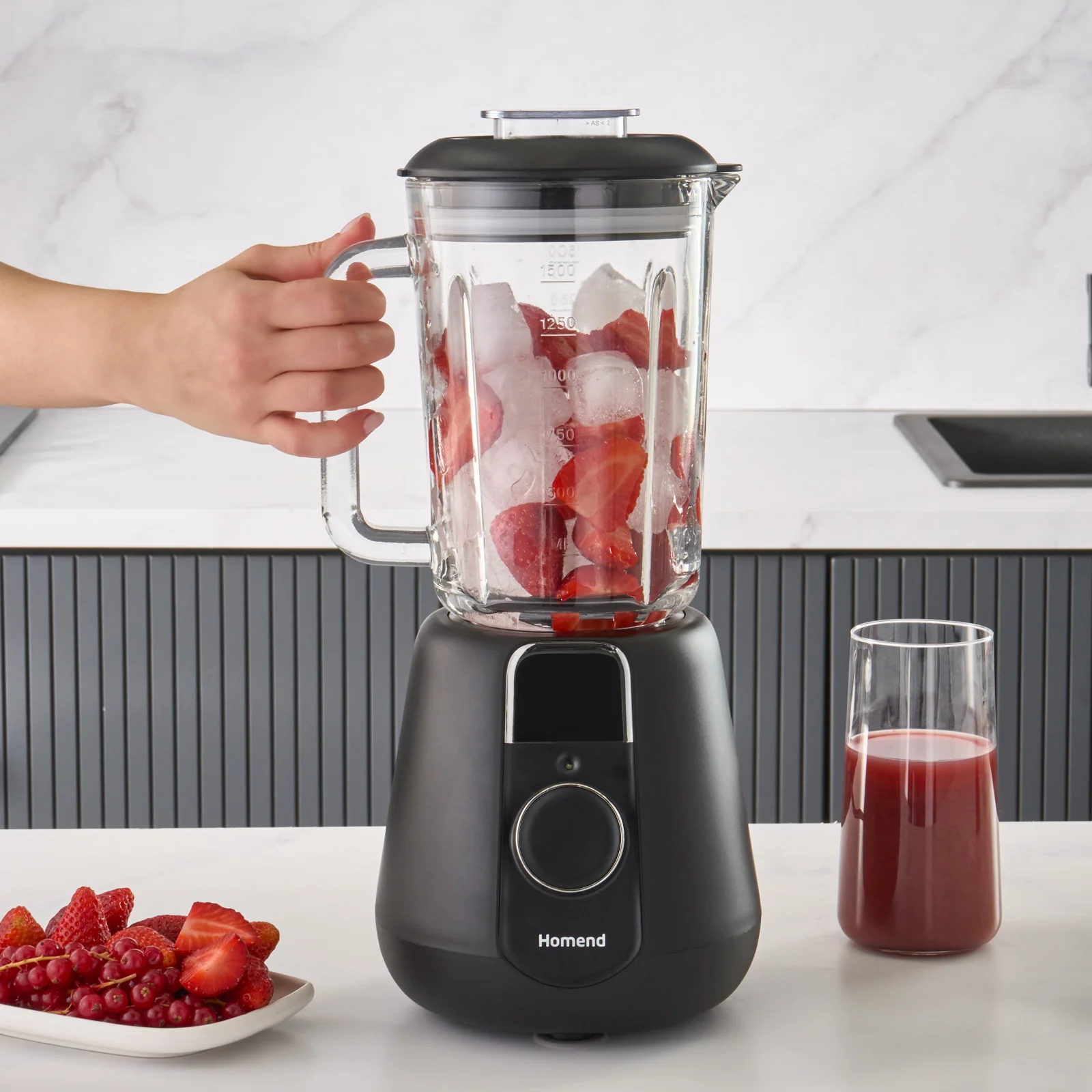 Homend Vintage Blendsetter 4927H, Stabmixer, Schwarz, 1000W – Bild 5