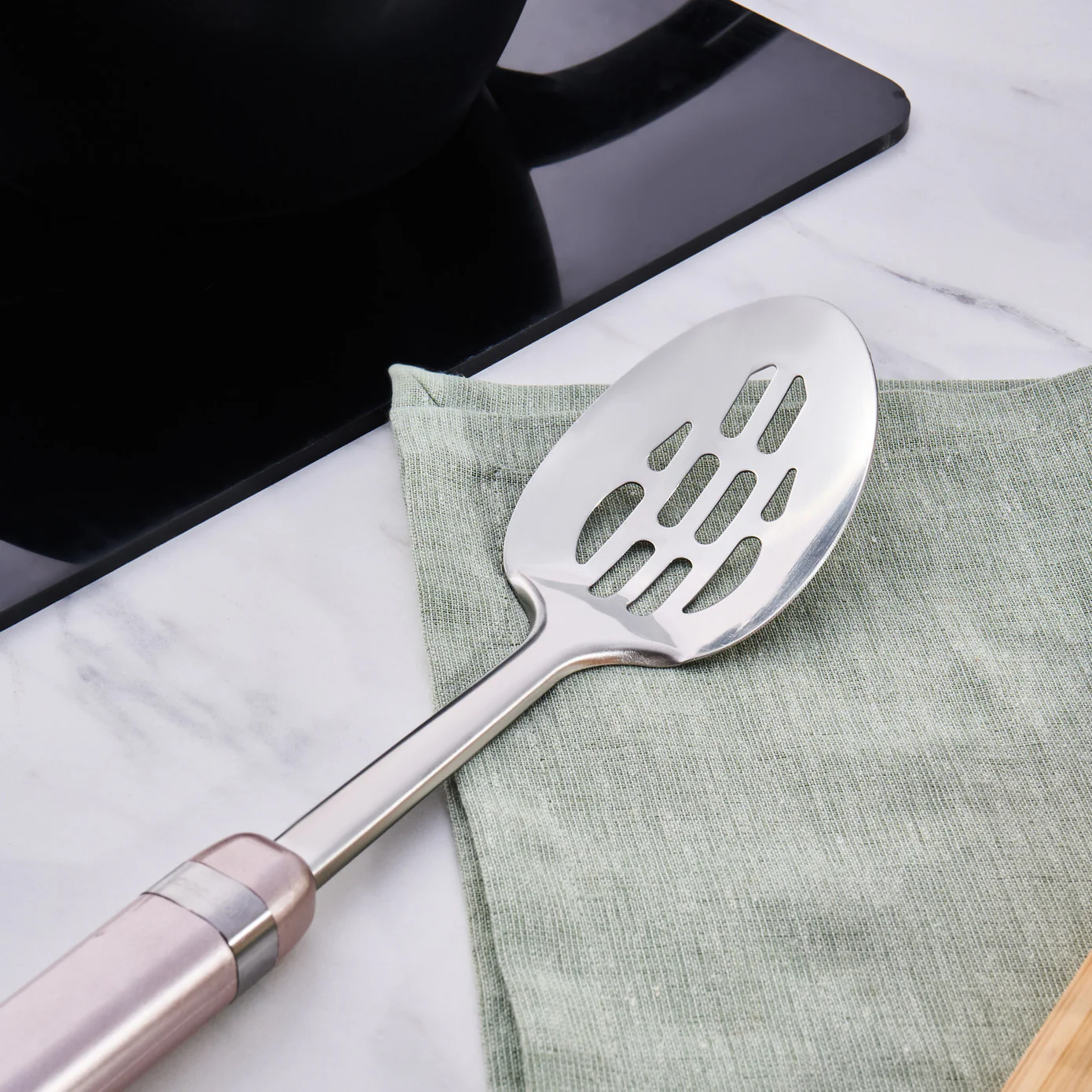 Karaca Mastermaid Rillen Servierlöffel Rosegold – Bild 4