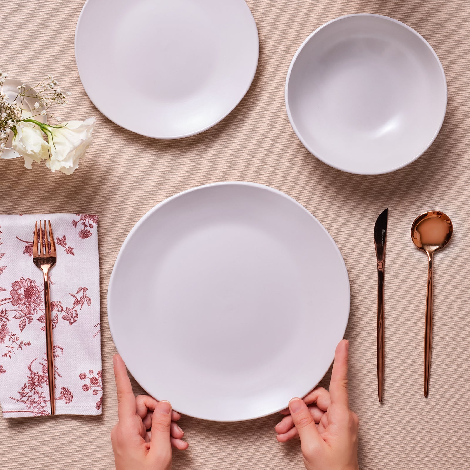 Karaca Scarlet 18-teiliges Tafelservice für 6 Personen – Bild 5