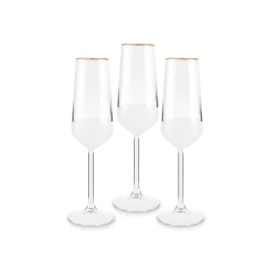 Karaca Jasmine 195 Ml 3er Set Sektgläser