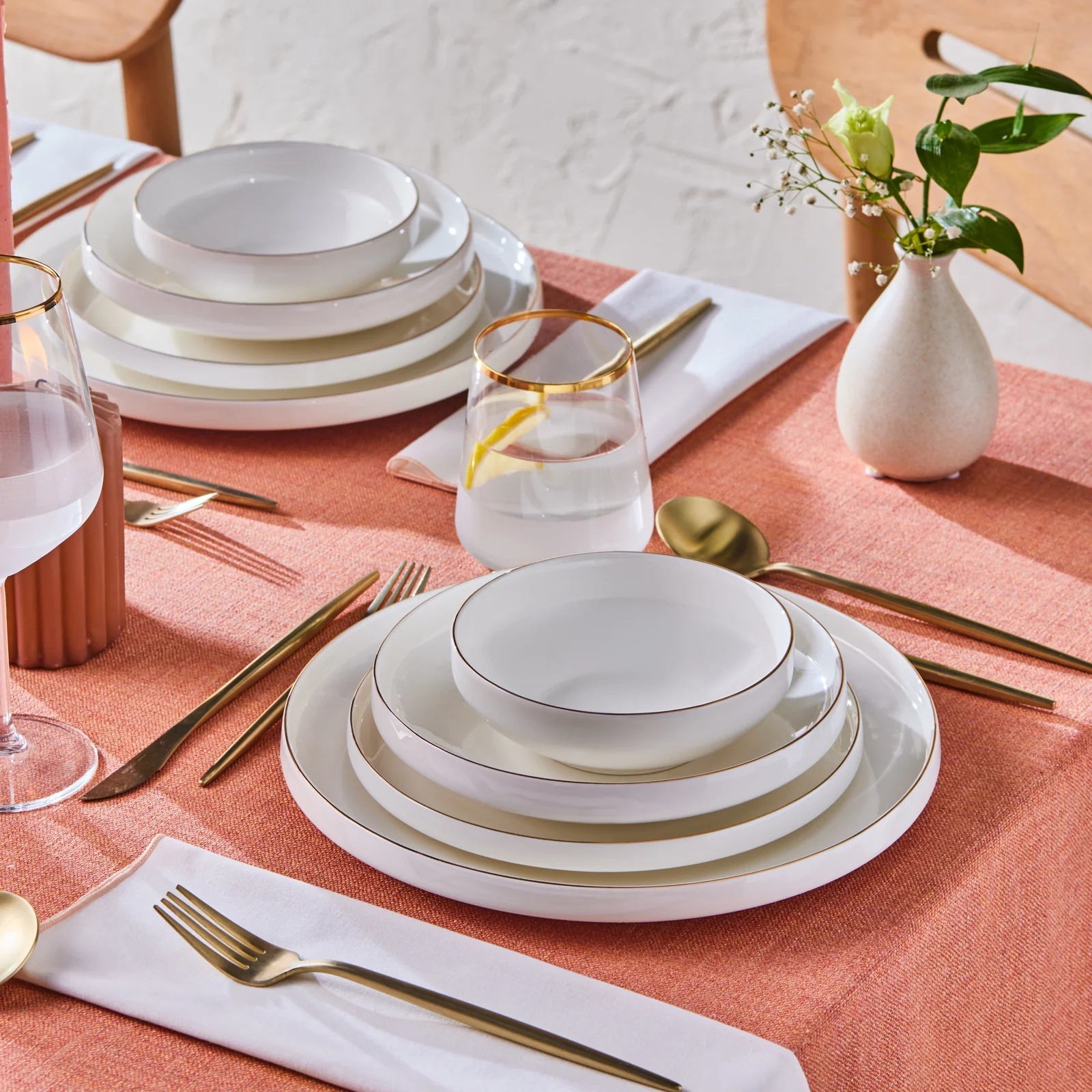 Karaca Streamline New Saturn Gold 24-teiliges Tafelservice, 6 Personen – Bild 3