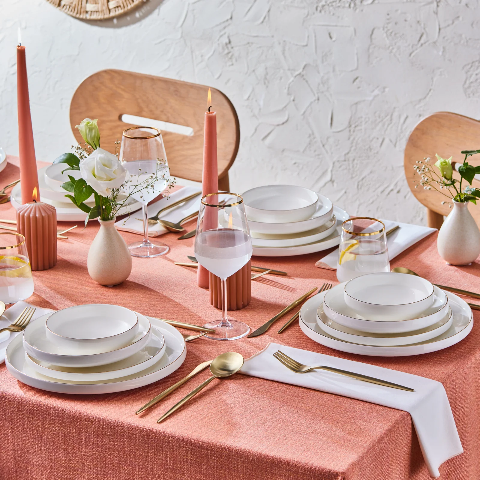 Karaca Streamline New Saturn Gold 24-teiliges Tafelservice, 6 Personen – Bild 2