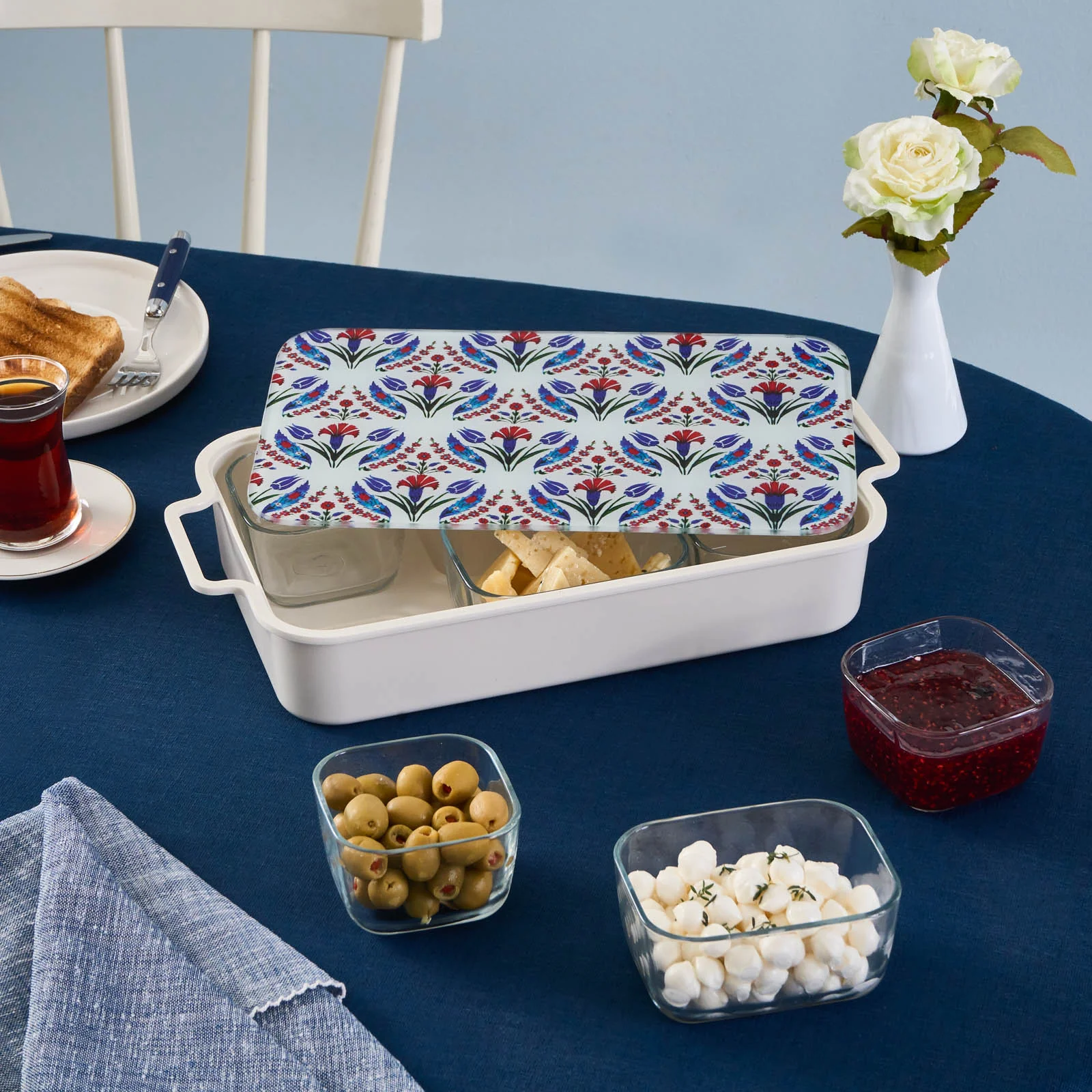 Karaca Ebru 8-teiliges Frühstücksset