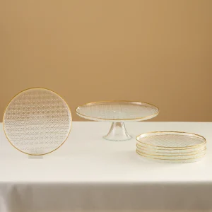 Karaca Rattan Gold 7-teiliges Kuchenset