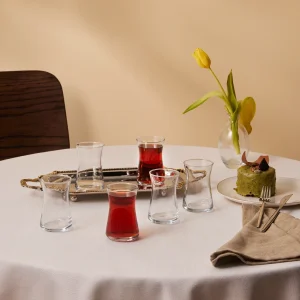 Karaca Heybeli Tee-Set, 6 Teilig