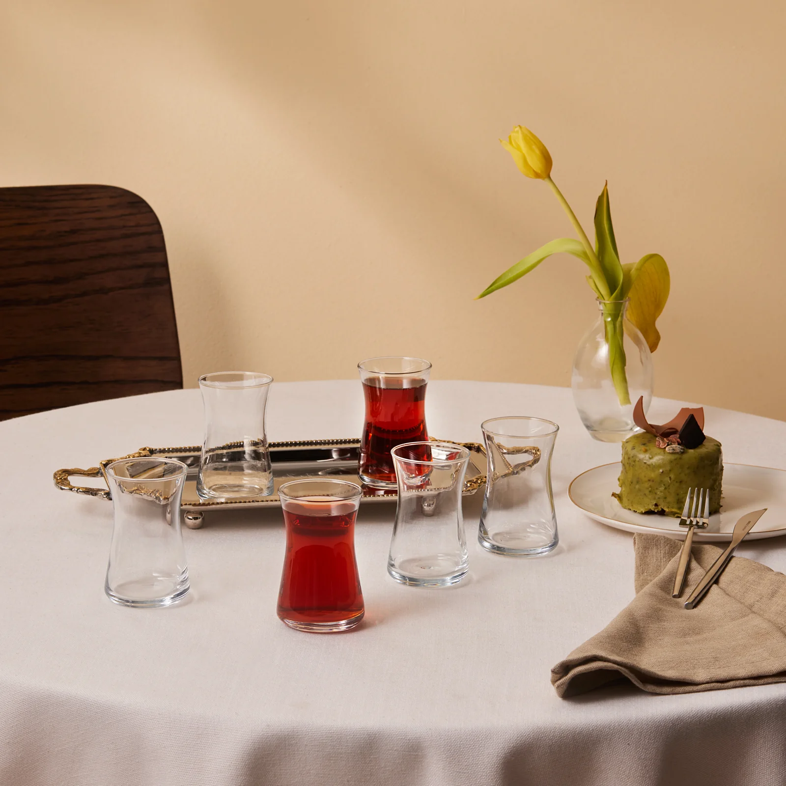 Karaca Heybeli Tee-Set, 6 Teilig