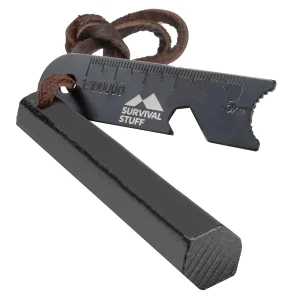 Feuerstahl HEXA klein schwarz