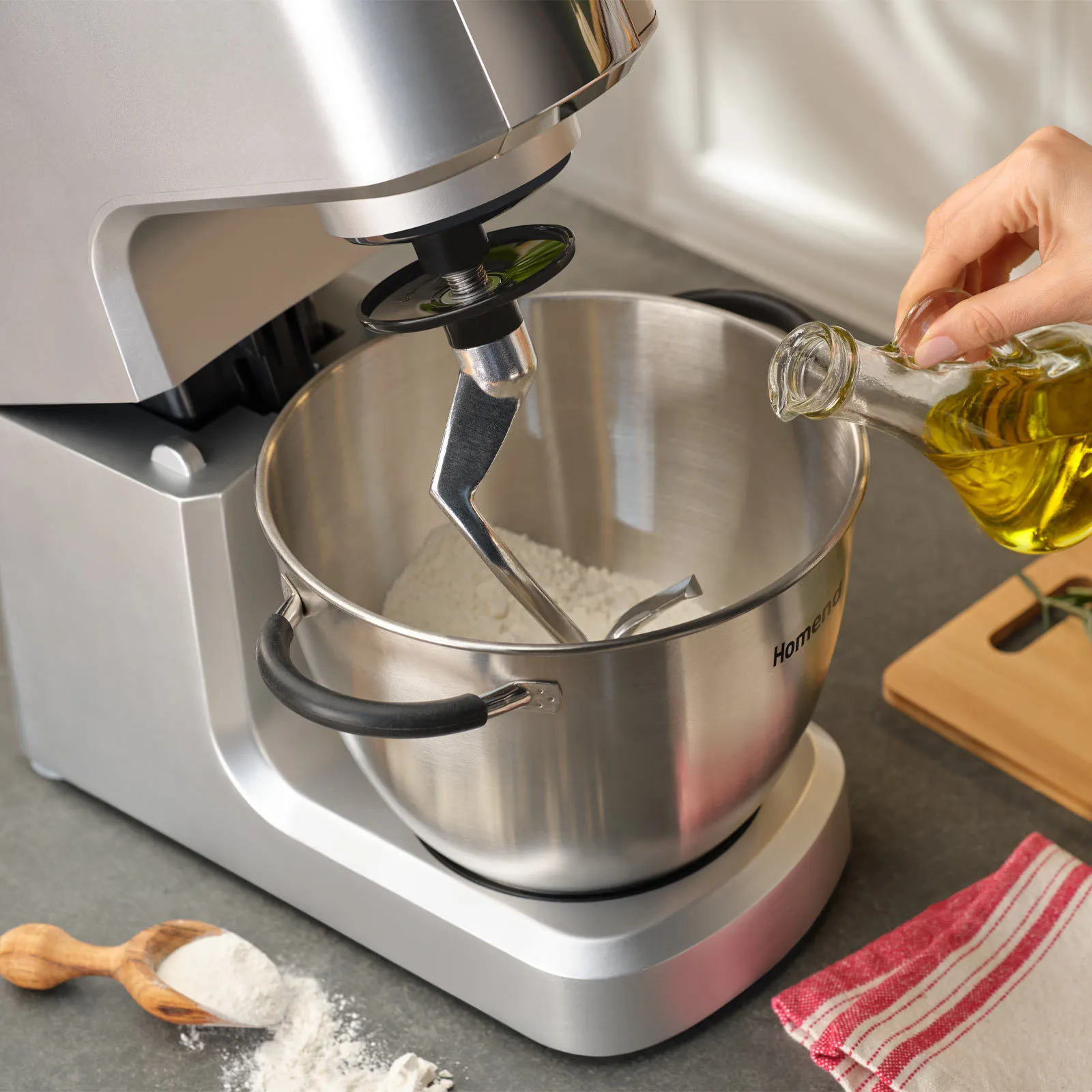 Homend Profashion Prof 3003H Fester/Geformter Standmixer 1300 W Küchechef – Bild 5