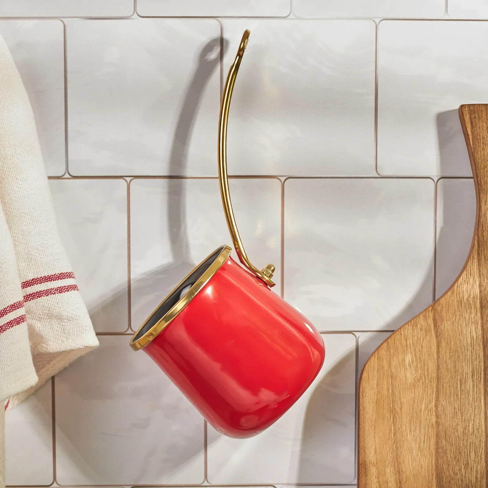 Karaca Troy Mittelgroße Kaffeekanne Rot – Bild 3