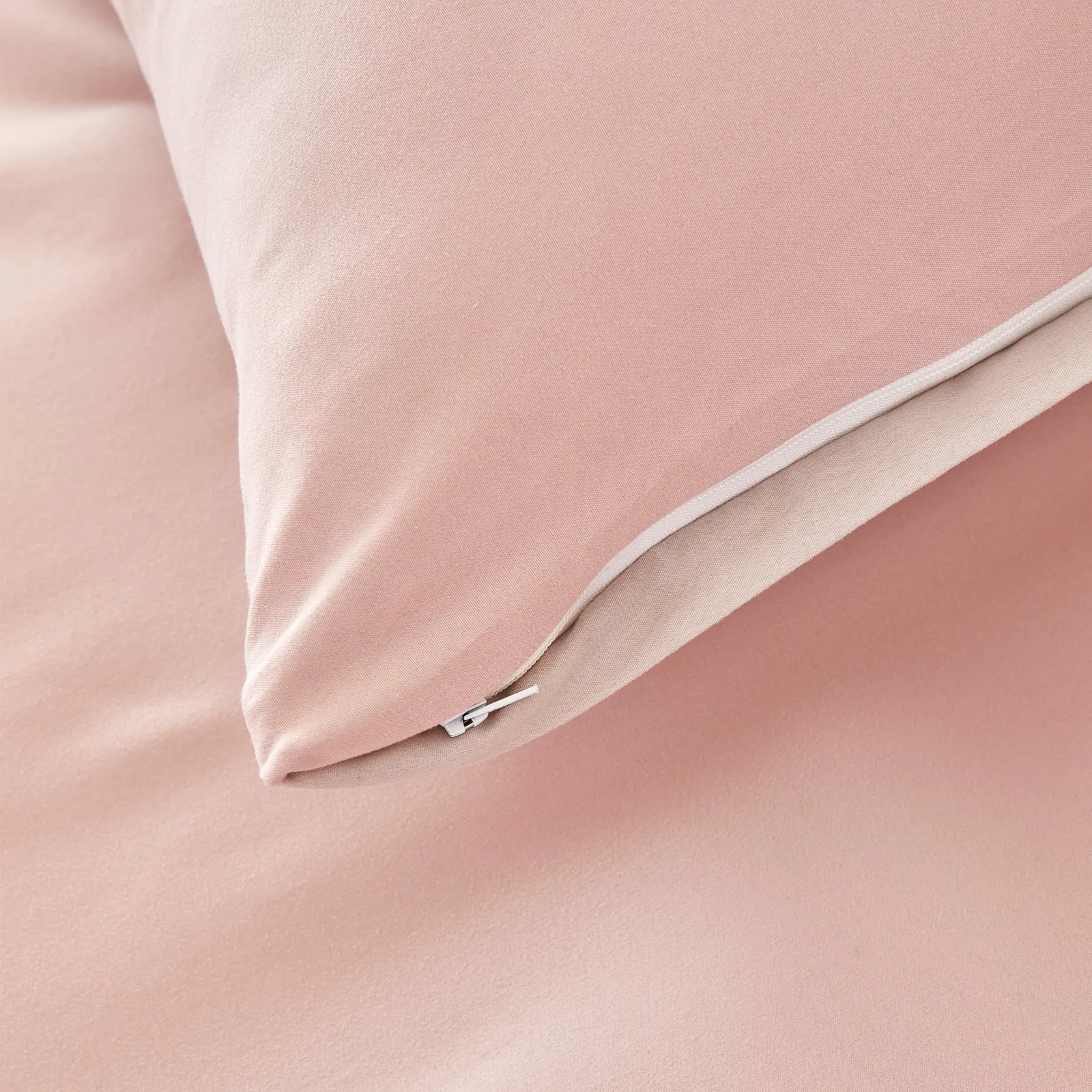 Karaca Home Puderrosa und Beige Bettbezug Set (200 x 200 cm) – Bild 5