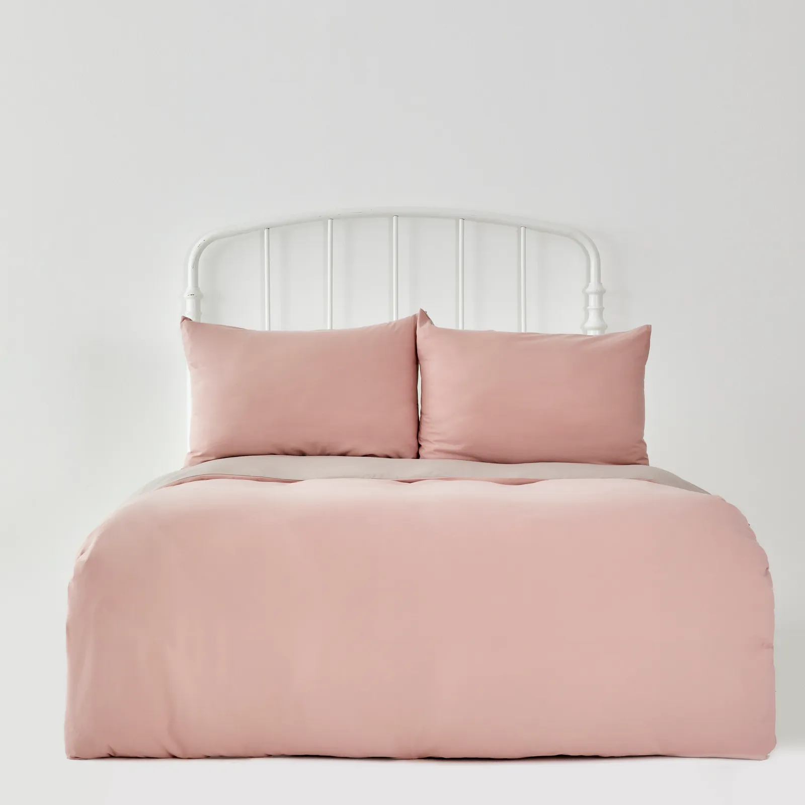 Karaca Home Puderrosa und Beige Bettbezug Set (200 x 200 cm) – Bild 8