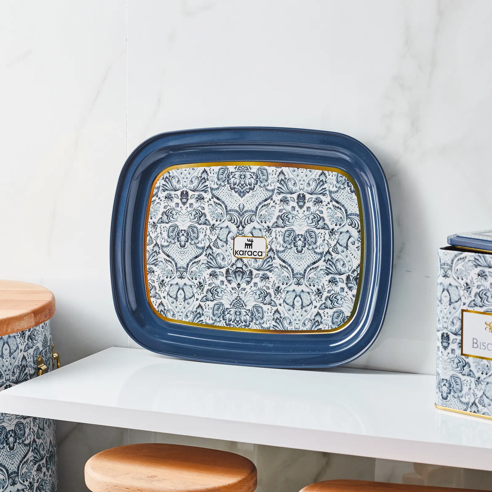 Karaca Whitney Rechteckiges Tablett 30x23 cm