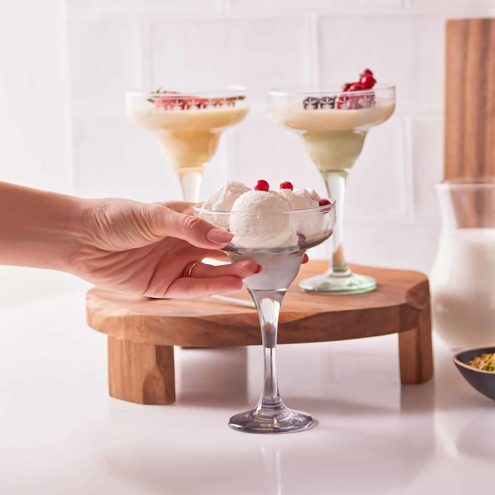 Karaca Akide 3-teiliges Dessert/Eiscreme-Schale – Bild 6